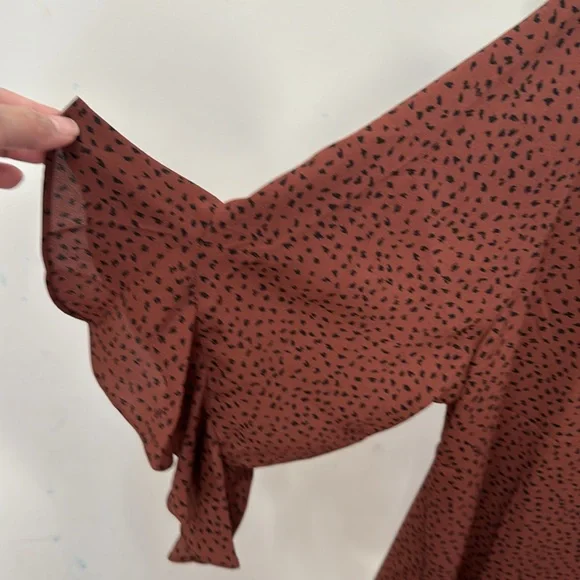 Women’s animal print blouse in 1X NWT Nordstrom - Picture 6 of 8